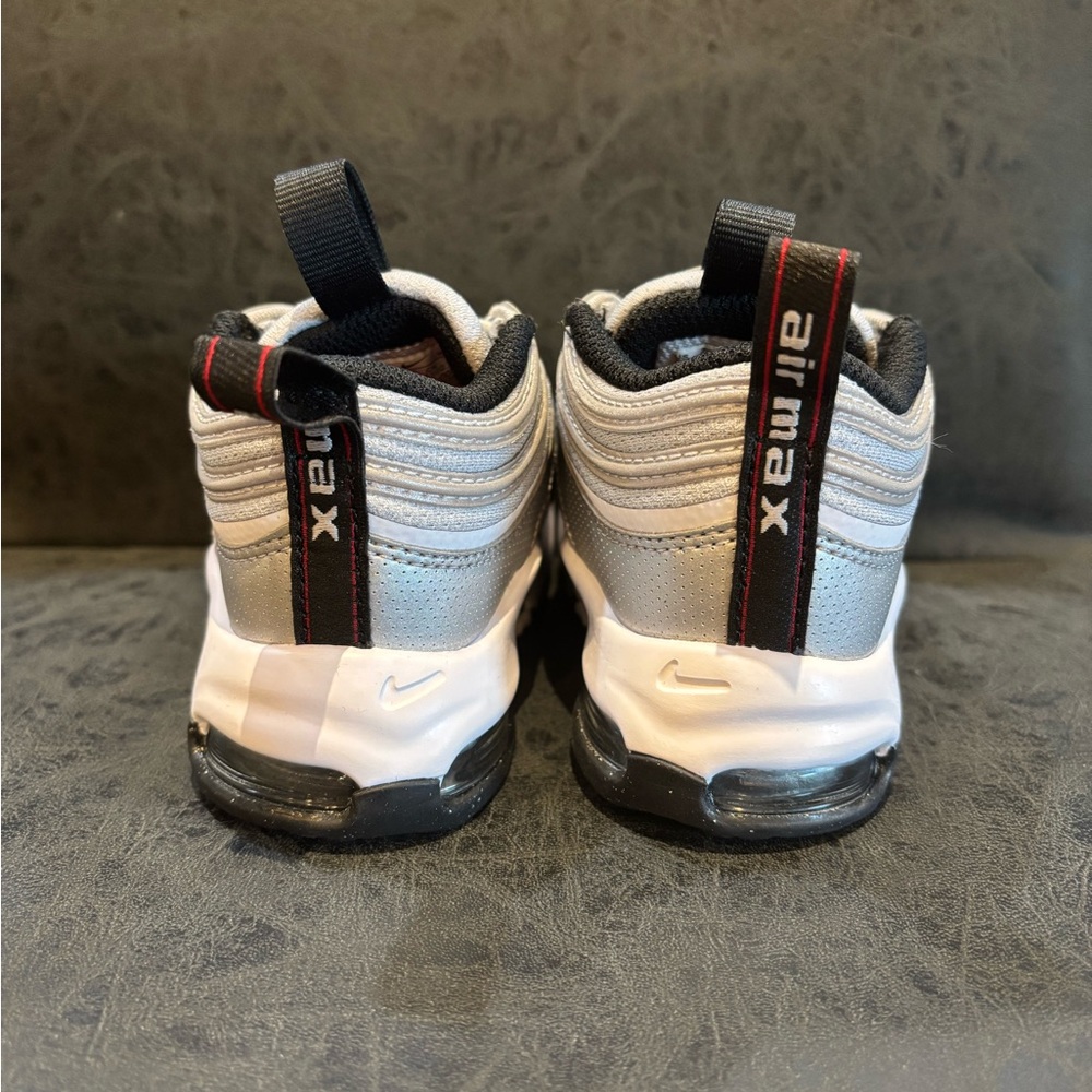 Nike Air Max 97 Kids Silver Sneakers - Picture 3 of 4